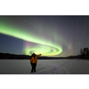 Aurora1(NadFinsko).jpg<>Polarni sij nad Finsko.