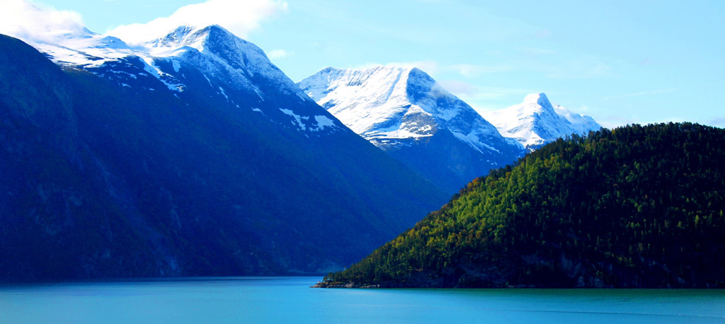 Fjord Geiranger na Norveškem
