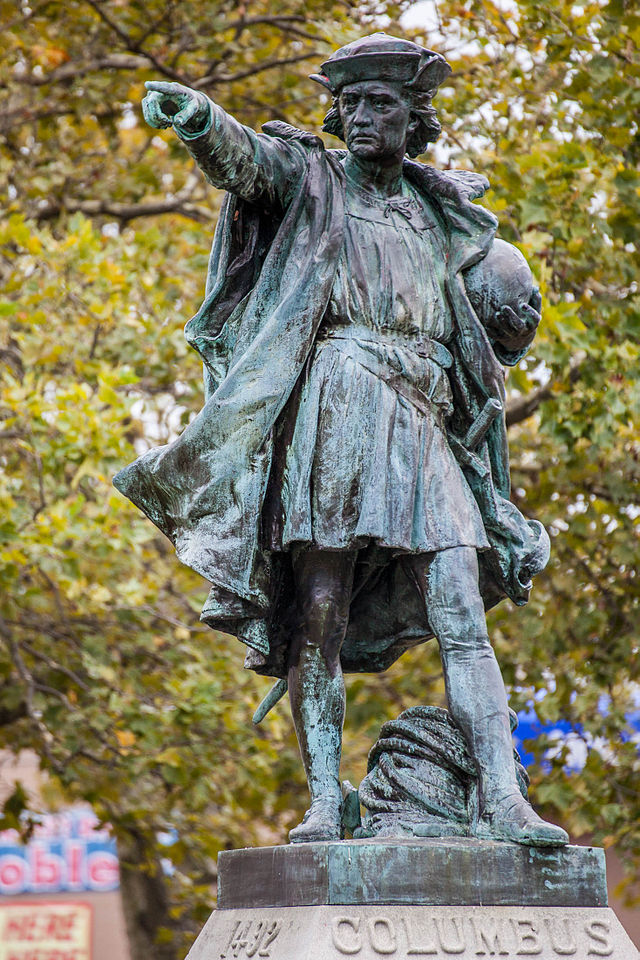 Kip Krištofa Kolumba (1451-1506) v mestu Providence