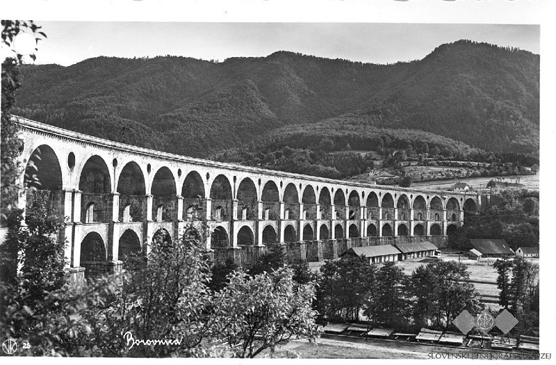 Viadukt pri Borovnici na progi Dunaj - Trst