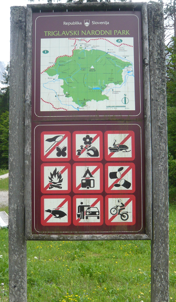 Triglavski narodni park - piktogram