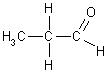 Strukturna formula propanala