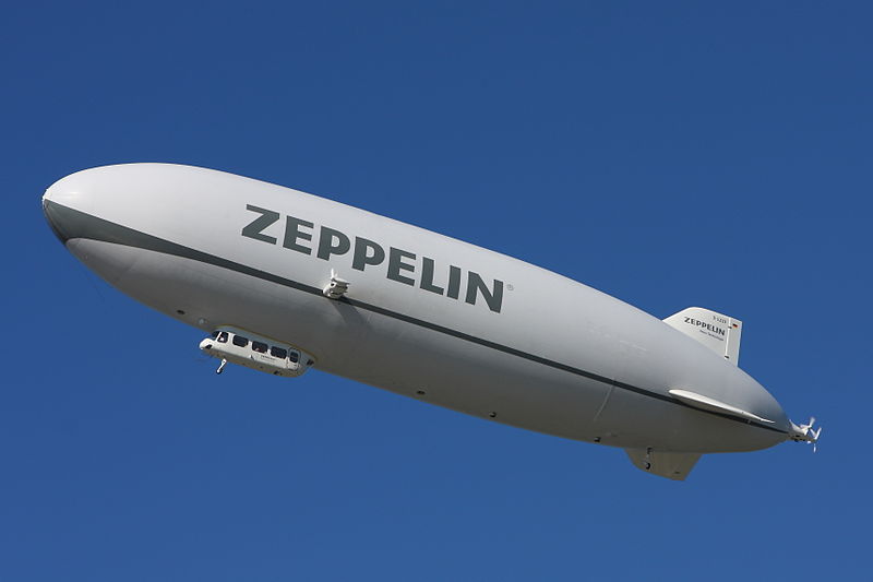 S helijem polnjen zrakoplov