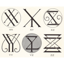 monogrami-X.jpg<>Monogrami X,Y,Z