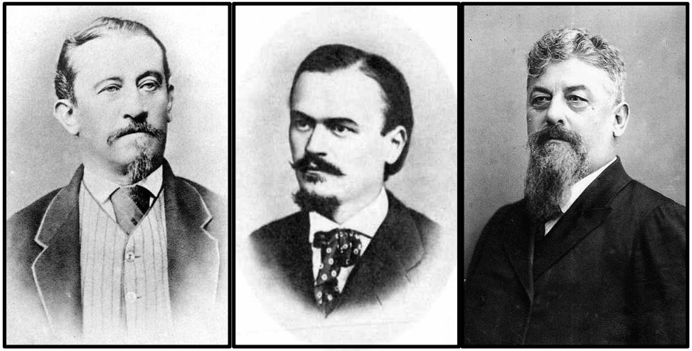 Fran Levstik, Josip Jurčič in Ivan Tavčar